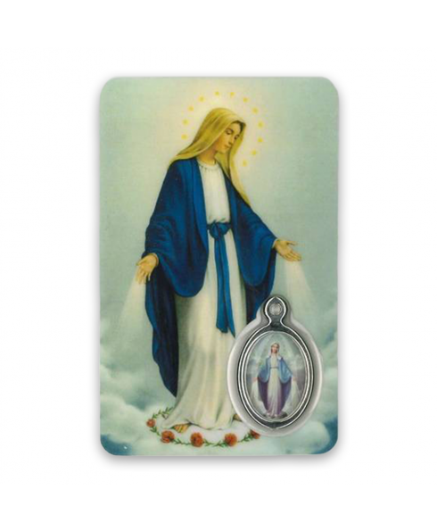 Gebedskaartje Maria kleur