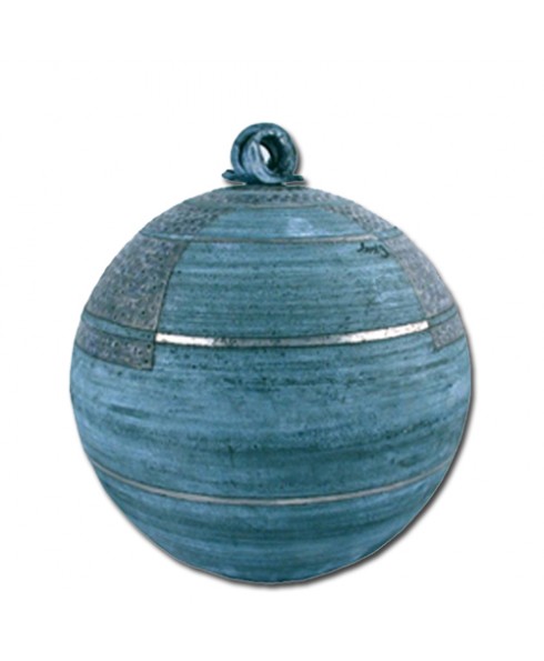 Circles ronde urn blauw