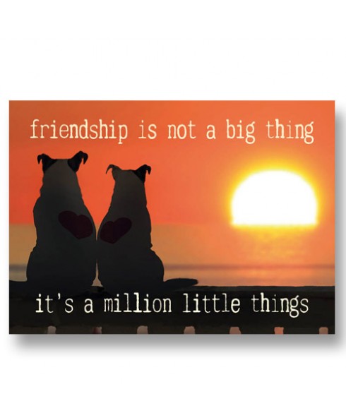 Postkaart vriendschap