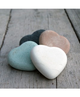 Stenen hart groot