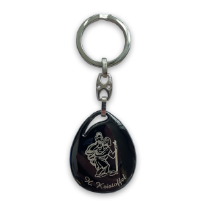 Sleutelhanger H. Christoffel zwart
